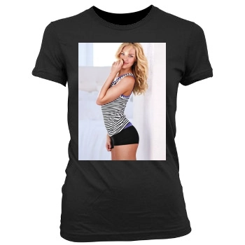 Candice Swanepoel Women's Junior Cut Crewneck T-Shirt