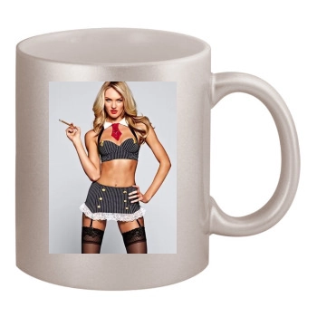 Candice Swanepoel 11oz Metallic Silver Mug