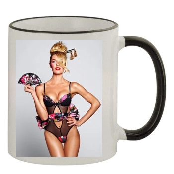 Candice Swanepoel 11oz Colored Rim & Handle Mug