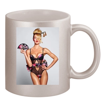 Candice Swanepoel 11oz Metallic Silver Mug