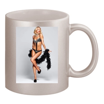 Candice Swanepoel 11oz Metallic Silver Mug