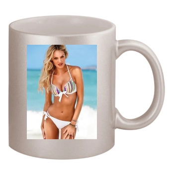 Candice Swanepoel 11oz Metallic Silver Mug