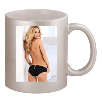 Candice Swanepoel 11oz Metallic Silver Mug