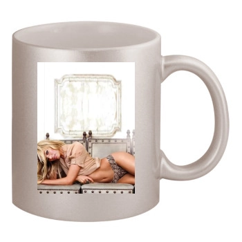 Candice Swanepoel 11oz Metallic Silver Mug