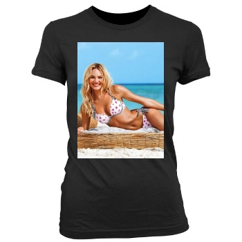 Candice Swanepoel Women's Junior Cut Crewneck T-Shirt