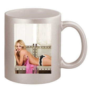 Candice Swanepoel 11oz Metallic Silver Mug