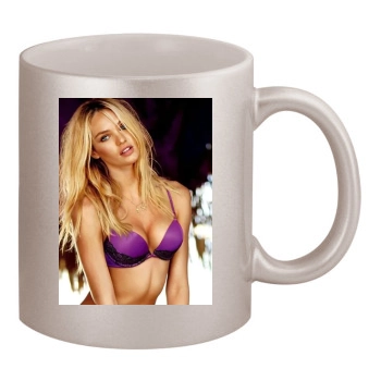 Candice Swanepoel 11oz Metallic Silver Mug