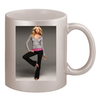 Candice Swanepoel 11oz Metallic Silver Mug