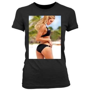 Candice Swanepoel Women's Junior Cut Crewneck T-Shirt