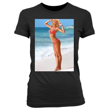 Candice Swanepoel Women's Junior Cut Crewneck T-Shirt