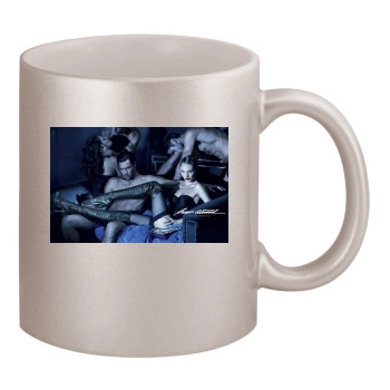 Candice Swanepoel 11oz Metallic Silver Mug