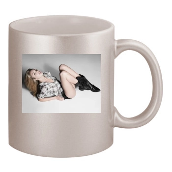 Candice Swanepoel 11oz Metallic Silver Mug