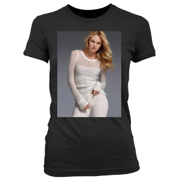 Candice Swanepoel Women's Junior Cut Crewneck T-Shirt