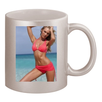 Candice Swanepoel 11oz Metallic Silver Mug