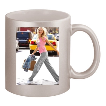 Candice Swanepoel 11oz Metallic Silver Mug