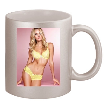 Candice Swanepoel 11oz Metallic Silver Mug