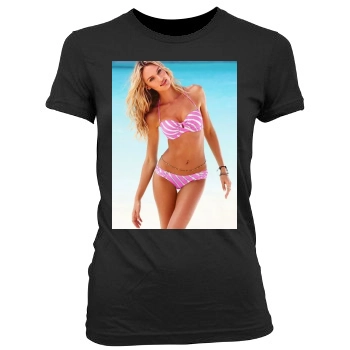 Candice Swanepoel Women's Junior Cut Crewneck T-Shirt