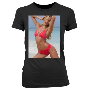 Candice Swanepoel Women's Junior Cut Crewneck T-Shirt