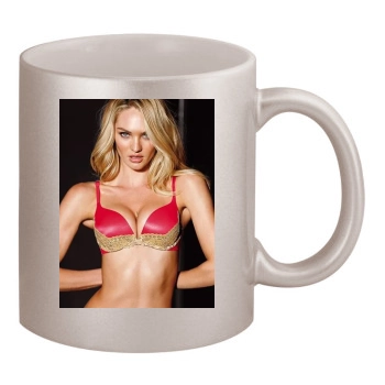 Candice Swanepoel 11oz Metallic Silver Mug