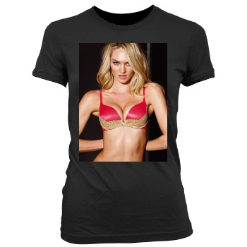 Candice Swanepoel Women's Junior Cut Crewneck T-Shirt