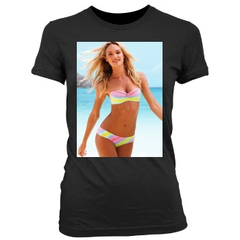 Candice Swanepoel Women's Junior Cut Crewneck T-Shirt