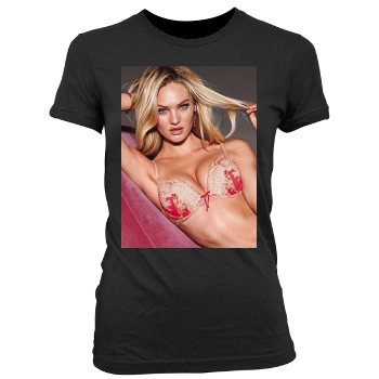 Candice Swanepoel Women's Junior Cut Crewneck T-Shirt