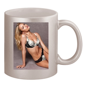 Candice Swanepoel 11oz Metallic Silver Mug