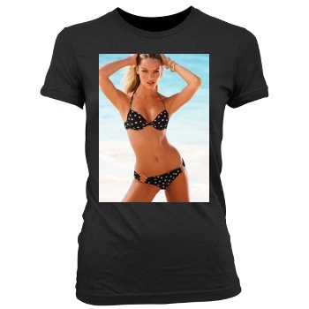 Candice Swanepoel Women's Junior Cut Crewneck T-Shirt