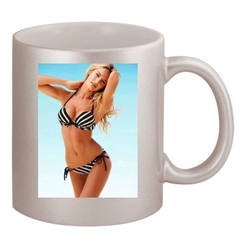 Candice Swanepoel 11oz Metallic Silver Mug