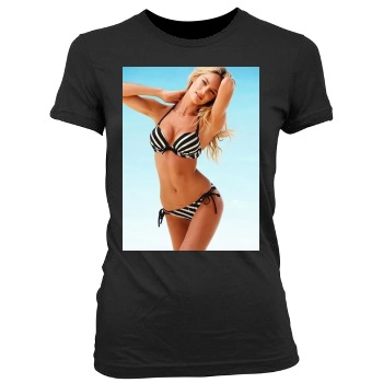 Candice Swanepoel Women's Junior Cut Crewneck T-Shirt