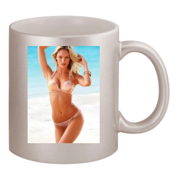 Candice Swanepoel 11oz Metallic Silver Mug