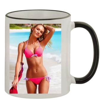 Candice Swanepoel 11oz Colored Rim & Handle Mug