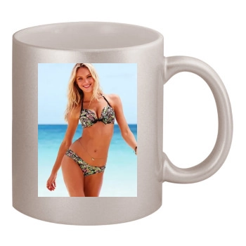 Candice Swanepoel 11oz Metallic Silver Mug