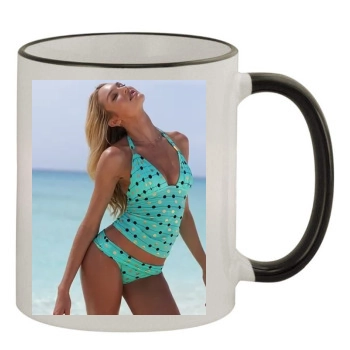 Candice Swanepoel 11oz Colored Rim & Handle Mug