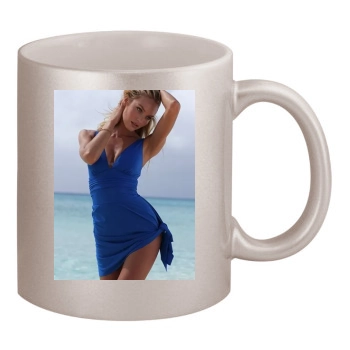 Candice Swanepoel 11oz Metallic Silver Mug