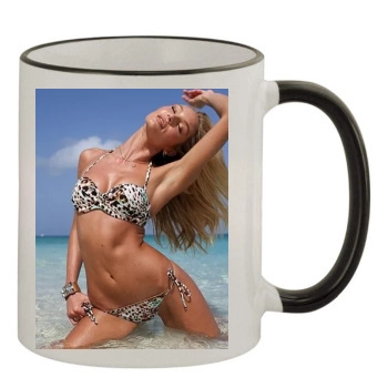 Candice Swanepoel 11oz Colored Rim & Handle Mug