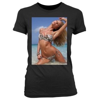 Candice Swanepoel Women's Junior Cut Crewneck T-Shirt