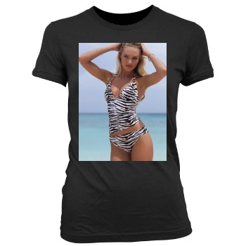 Candice Swanepoel Women's Junior Cut Crewneck T-Shirt