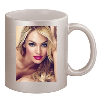 Candice Swanepoel 11oz Metallic Silver Mug