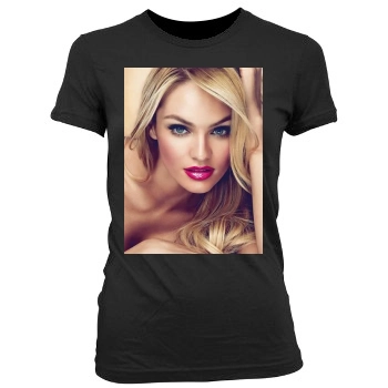 Candice Swanepoel Women's Junior Cut Crewneck T-Shirt