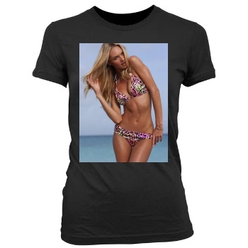 Candice Swanepoel Women's Junior Cut Crewneck T-Shirt