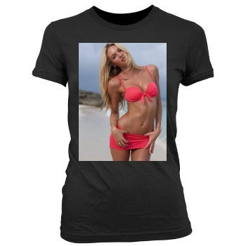 Candice Swanepoel Women's Junior Cut Crewneck T-Shirt