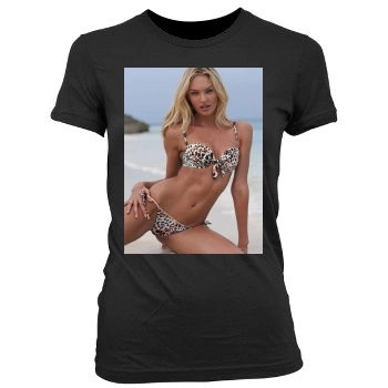 Candice Swanepoel Women's Junior Cut Crewneck T-Shirt