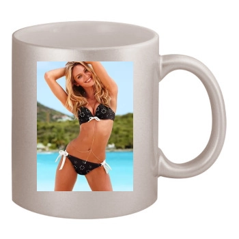 Candice Swanepoel 11oz Metallic Silver Mug