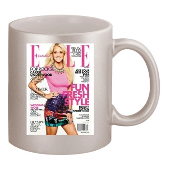 Carrie Underwood 11oz Metallic Silver Mug