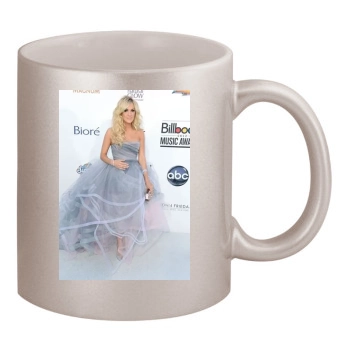 Carrie Underwood 11oz Metallic Silver Mug