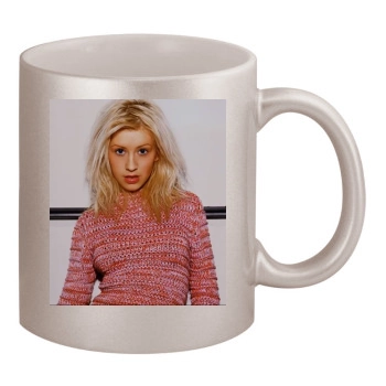 Christina Aguilera 11oz Metallic Silver Mug