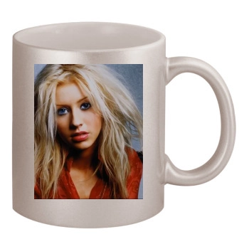 Christina Aguilera 11oz Metallic Silver Mug