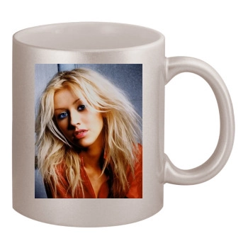 Christina Aguilera 11oz Metallic Silver Mug