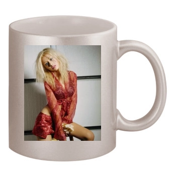 Christina Aguilera 11oz Metallic Silver Mug